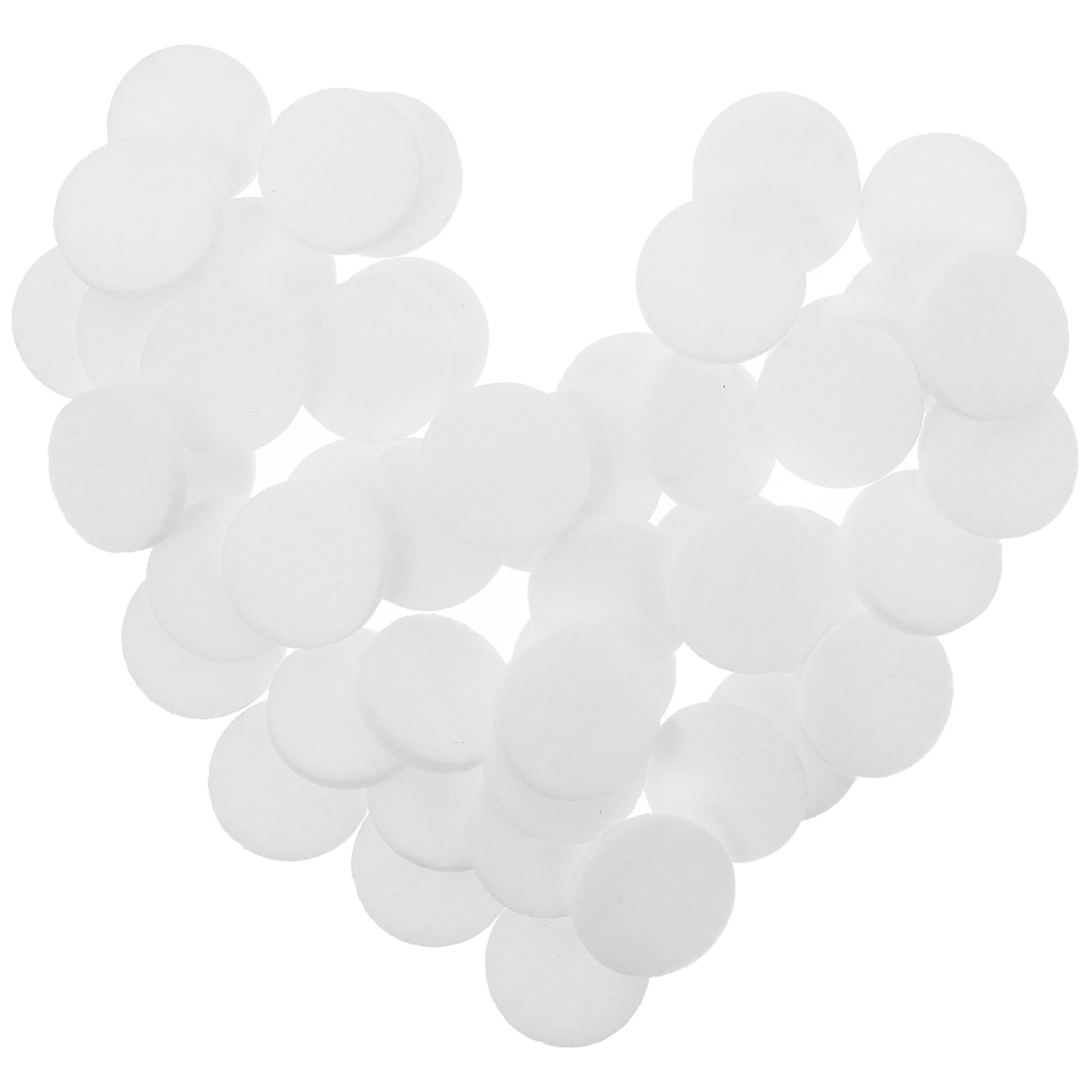 ibasenice Tamponi per Oli Essenziali in Cotone 50 Pezzi Ricambi per Ciondolo Diffusore Aromatico Auto Guarnizioni Profumate 220Mm per Diffusione Fragranze Ambienti Interni