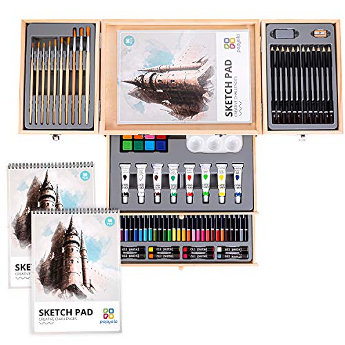 Art Supplies, 84 Piece Deluxe Art Set, Painting Supplies for Painting