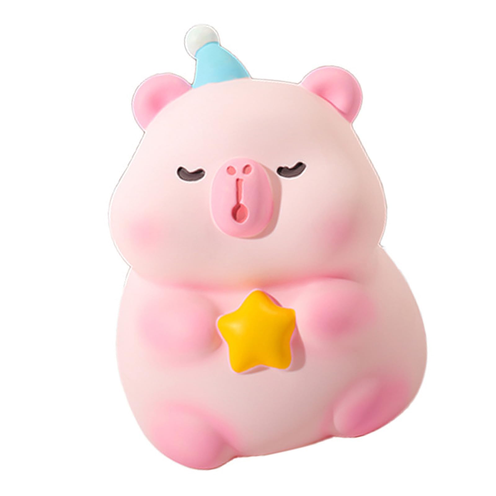 Kalttoy B Resins Piggy Anks For Kids Cartoon Kapibara Animal Statue Money Coin Holders For Irthdays Easters Coin Anks For Kids