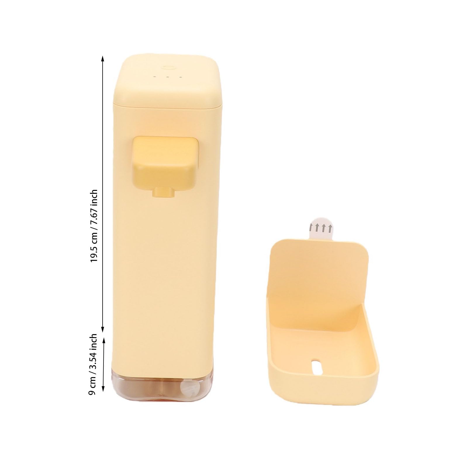 Fafeicy Dispensador de Jabón Portátil, Sensor de Inducción Automático de