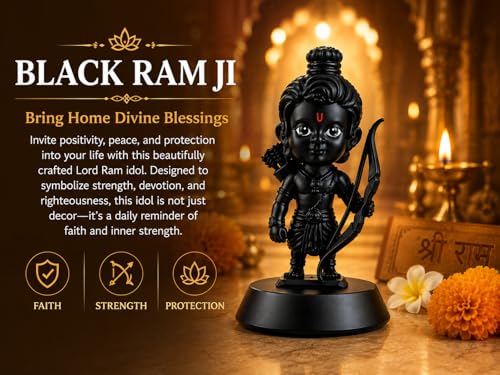 Image of Baby Shiva Idol Murti for Car Dashboard, Home Temple & Office | Mahadev Statue with Trishul | Resin Handcrafted Shiv Ji Murti for Pooja Room Decor, Spiritual Gift & Home Decoration