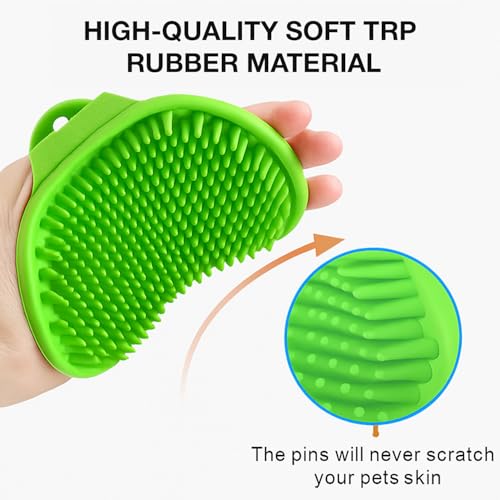 Image of 2-in-1 Paw Cleaning & Grooming Set | Portable Paw Cleaner Cup with Soft Silicone Bristles + Silicone Glove Brush | Easy Mud Removal, Bathing & Daily Care for Dogs & Cats | Safe & Gentle Tools