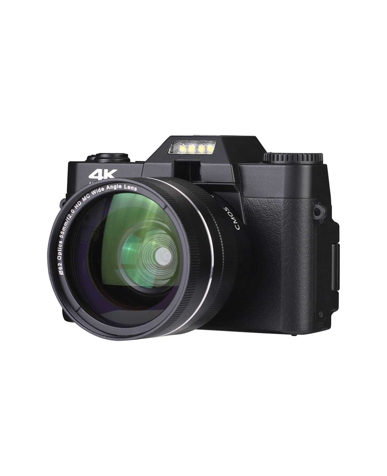CVFRDD Digital Video Camera Vlog Camcorder For Portable Handheld 16X Digital Zoom 30MP Video And Photography(Standard,Cam Pro lens)
