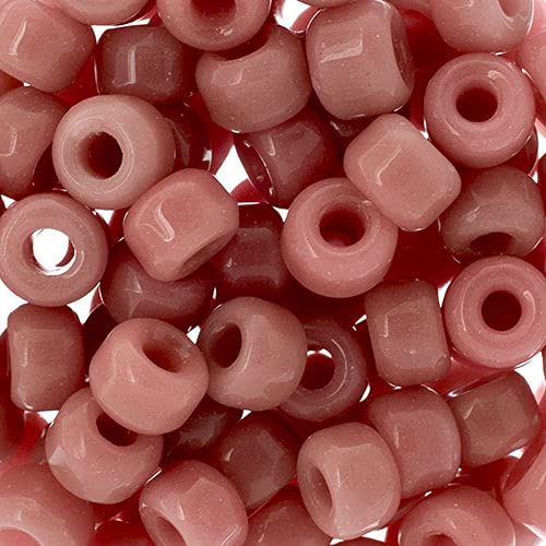 Czech Glass Crow Beads 500pcs Pink DIY Jewelry Making Crow Beads