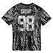 Outerstuff Girls Youth Maxx Crosby Black Las Vegas Raiders Sequin V-Neck Fashion Jersey