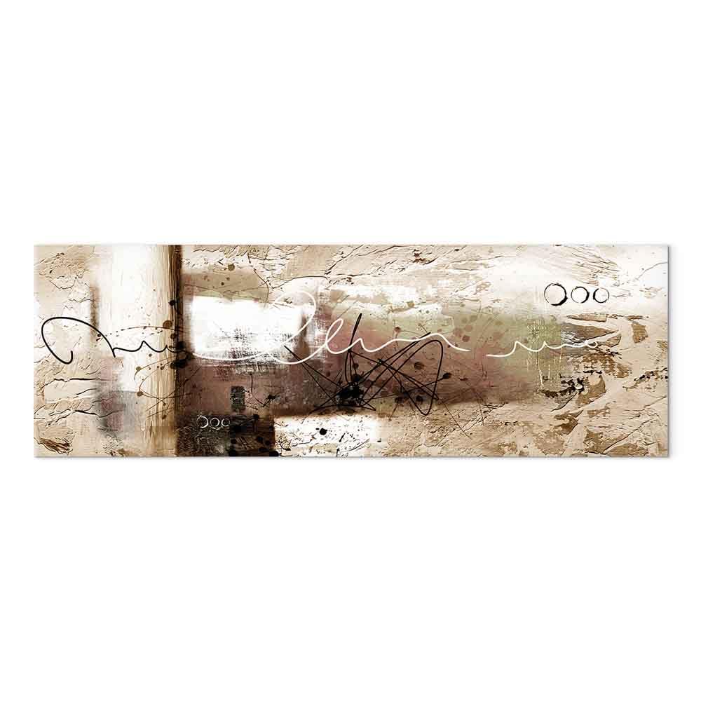 murando - Quadro Astratto 150x50 cm 1 Pezzo - Stampa su Tela Strutturata XXL Grande - Quadri Moderni Soggiorno Grandi - Stampe da Parete Murale Arte Moderno Pittura - a-A-0331-b-d