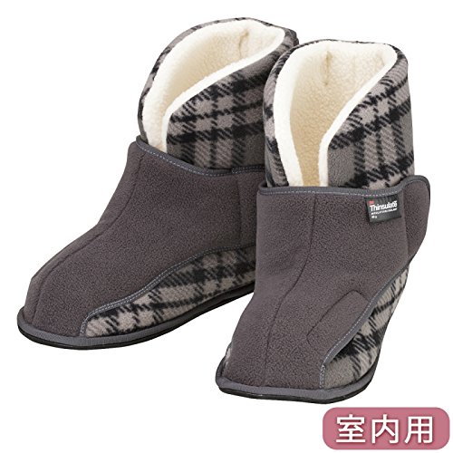 室内用 あゆみ ワイドボアオープン グレー サイズ:L(23.5~24.5cm) 2245 左右セット