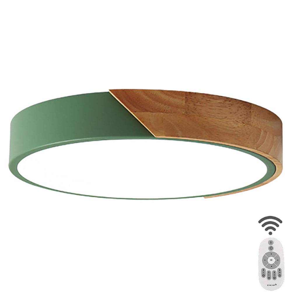 Lampes de chambre à coucher LED rondes et minces avec télécommande - 8