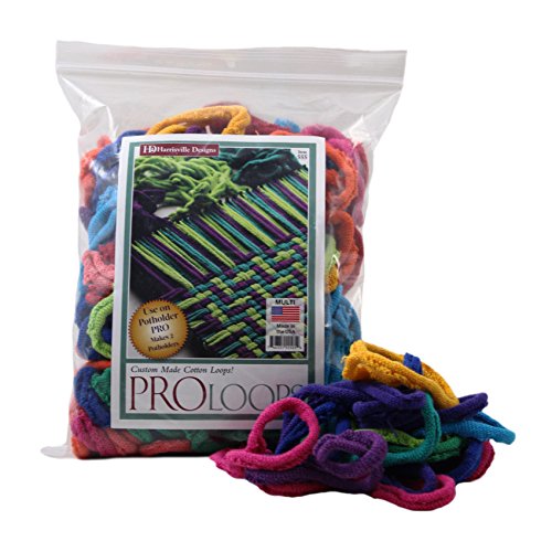 Harrisville Designs Friendly Loom Potholder Cotton Loops 10 Inch Pro Size Loops Make
