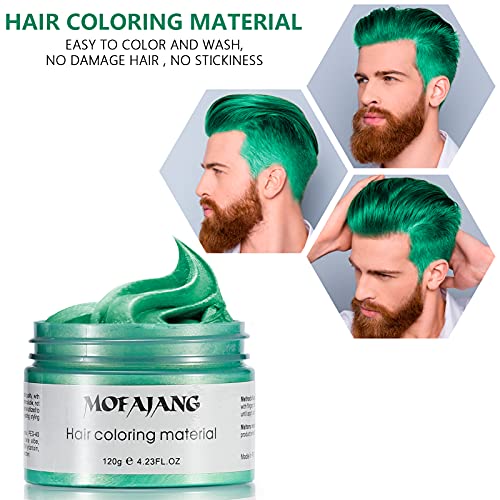 Cera Temporal para Cabello Verde 120 g miniatura 2