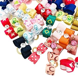 100PCS50PAIRS-Small-Mini-Dog-Hair-Bow-1-Inch-for-Extral-Small-Girl-Puppy-Doggy-Cat-Kitten-Rabbit-Poodle-Bowknot-Radom-PatternGrooming-Accessories - Cucciolini Doodles   100PCS50PAIRS-Small-Mini-Dog-Hair-Bow-1-Inch-for-Extral-Small-Girl-Puppy-Doggy-Cat-Kitten-Rabbit-Poodle-Bowknot-Radom-PatternGrooming-Accessories
