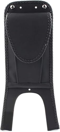 Miniatura 2 de Zhisheng - Funda para tanque de combustible para motocicleta, color negro, cubierta de babero para tanque de gasolina de motocicleta, brasier con