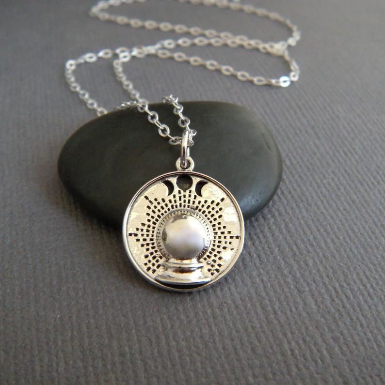 Collier boule de cristal argent pour vaincre le stress par la lithothérapie - 4