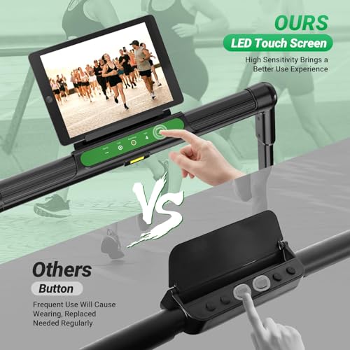 THERUN Walking Pad with Handle Bar, 2 in 1 Under Desk Portable Treadmill - image 6