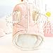 AZA Dog Princess Costume Stereoscopic Bear Vest Jacket Cold Weather Coat Cotton Clothes for Pets Pet Boy for Small Dogs Dog Cute Cat Girl Outfits Dog Fall Warm Winter Costumes (S,Pink)