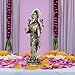 Brass Statue Goddess Lakshmi 4 Inches Height, wt 70 gms Goddess Laxmi idol for Daily and Diwali pooja