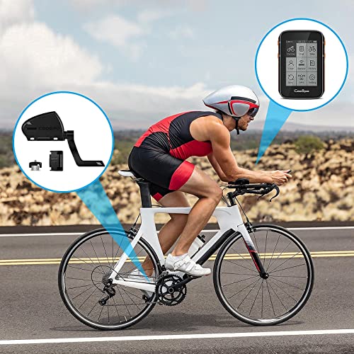 Coospo Bluetooth Ant+ Wireless Gps Bike Computer Cycling Computer Speedometer Cadence Speed Sensor 2 In 1 Rpm Cycling Cadence Speed Sensor Compatible With Cycling Computer Speedometer Runtastic Pro, #TOP7