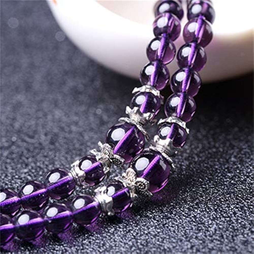 Amazon | Gebosi fivihoc® アメジスト ブレスレット二月誕生石 良縁