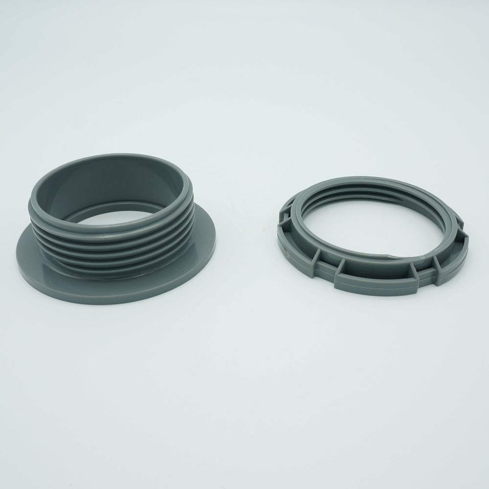 Amazon.co.jp: 関西化工 継手 穴開け配管 ネジ付VU片ソケット パッキン