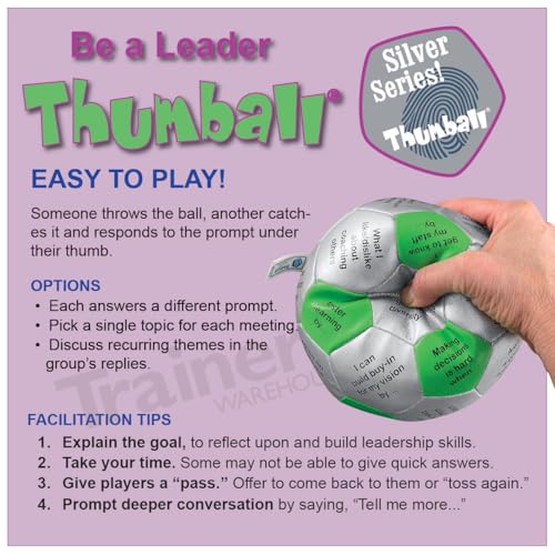 Pelota Be a Leader Thumball 6 pulgadas Trainers Warehouse miniatura 4