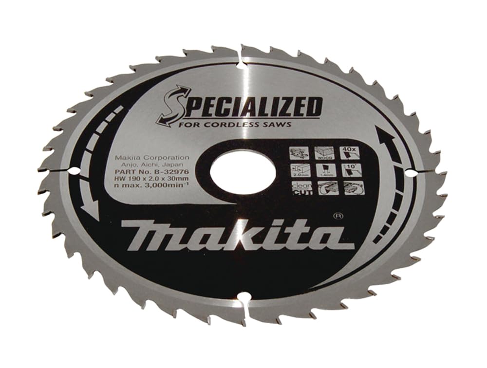 Makita Specialized brzeszczot piły 190 x 30 mm, 40Z, B-32976