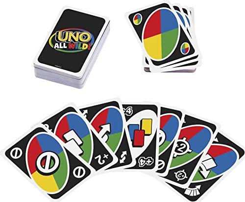 Mattel Games UNO All Wild Card Game for Family, Parties & Travel in Collectible Tin Where All Cards Are Wild, 2 to 10 Players (Amazon Exclusive) - Image 7