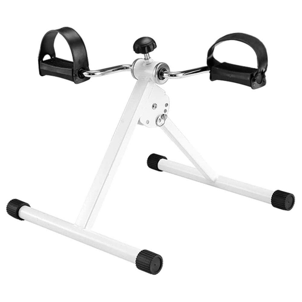LUNEZY Mini pedaliera Pieghevole, Cyclette per Pedali per Braccia e Gambe, Attrezzatura per Riabilitazione Fitness Regolabile, per Allenamento Fitness in Palestra per Anziani