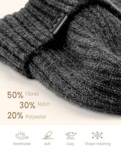 Bonnet pour le temps froid doux et extensible pour le ski - 3