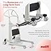 Molift Transfer Pro – Manual Sit to Stand Lift for Elderly and Disabled – Patient Lift with 440 lbs Capacity – Seated Transfer Assist Ideal for Rehabilitation, Hospitals, Nursing Homes & Home Care