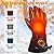 Heated Gloves, 4000 mAh Rechargeable Heated Gloves for Men Women, Electric Heated Gloves 3 Heating Level, Winter Touchscreen Warming Gloves, Waterproof Gloves for Outdoor Skiing Working Motorcycling