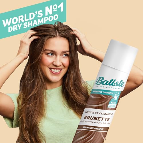 Batiste Dry Shampoo in Brunette with a Hint of Colour 200ml, No Rinse Spray to Refresh Hair in Between Washes, No White Residue for Brown Hair - Image 6