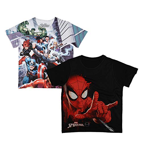 Image of Marvel Avengers by Wear Your Mind Boy's Cartoon Regular Fit Tshirt