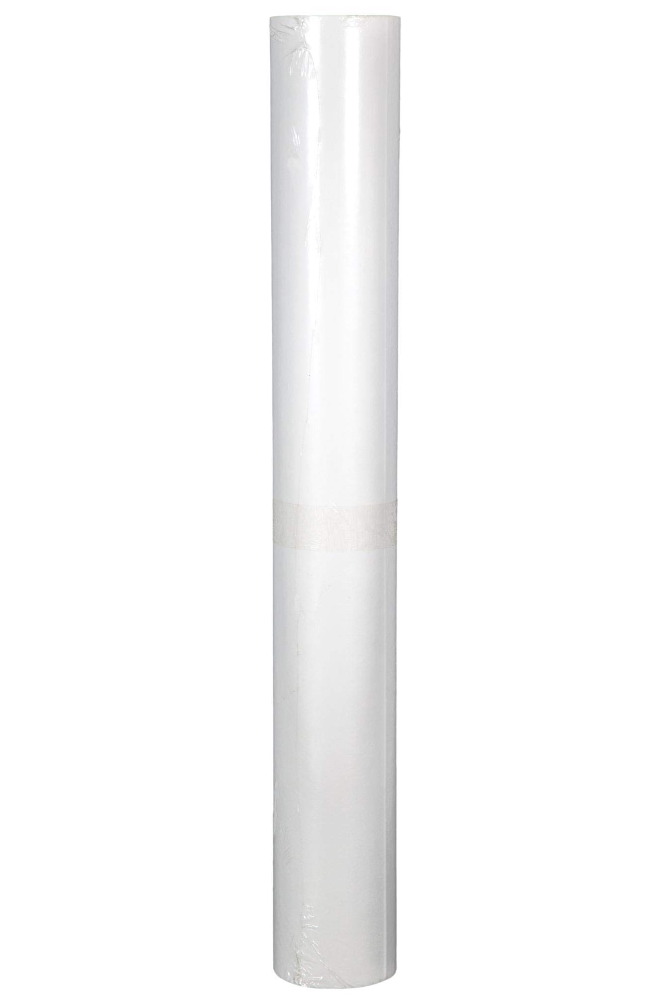 Malervlies Glasvlies Tapete Weiß 400 m² (50m x 1m x 8 Rollen - 400 m²) Anstrichvlies ca. 40 g/m² Vlies Renoviervlies Glattvlies Glasgewebe Abdeckfolie Abdeckvlies HE-M-VLIES-50-8-A