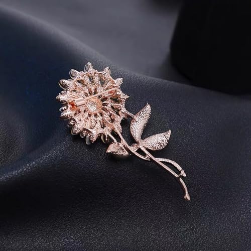 Image of Rhinestone Brooch Pins for Women, Vintage Crystal Enamel Brooches, American Flag Pin Patriotic Lapel Pins Gift for Suit Clothes Bag Accessories