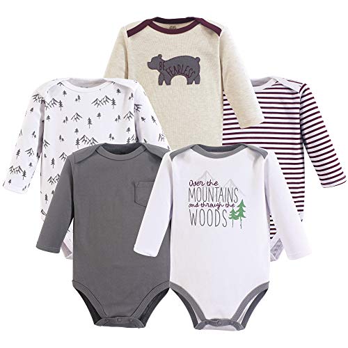 Image of Yoga Sprout 5-Pack Hanging Bodysuit