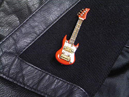 Guitare électrique broche Miniblings pin button bijoux mode pour veste - 6