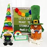 St. Patrick's Day Gnome Irish Leprechaun Tomte for March Saint Paddy's Day Gift Rainbow Nisse...