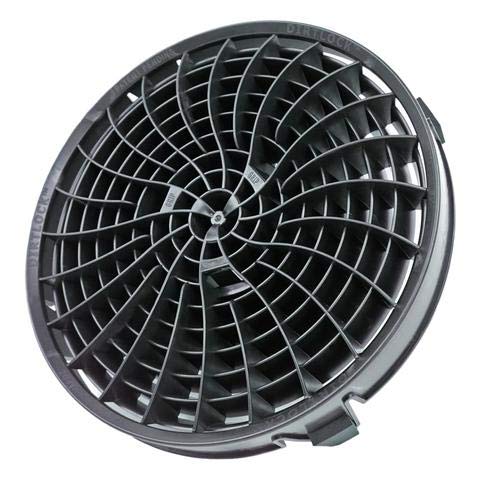 DETAIL GUARDZ Dirt Lock Car Wash Insert – Bucket Filter for 3–8 Gallon Round Pails – Traps Debris, Prevents Swirl Marks – Self-Locking Rubber Grips, Venturi Flow, Cleaning Tool (Black)