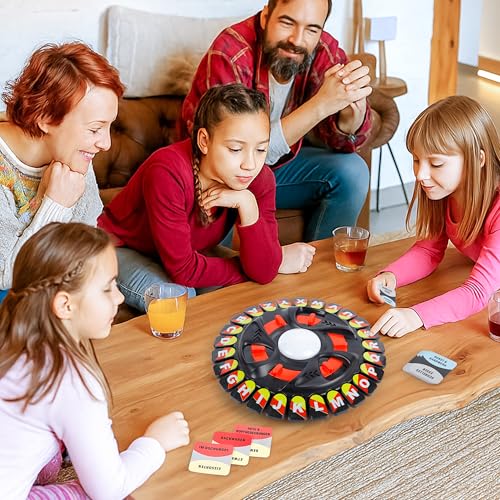 Wörter Sturm Brettspiel – Gesellschaftsspiel für 2-8 Spieler ab 14 Jahren, Partyspiel & Familienspiel (Schwarz) – Bild 3