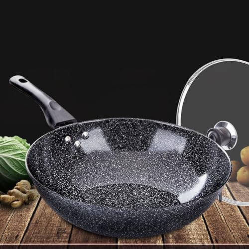 Wok piedra médica antiadherente 30 cm sin tapa miniatura 6