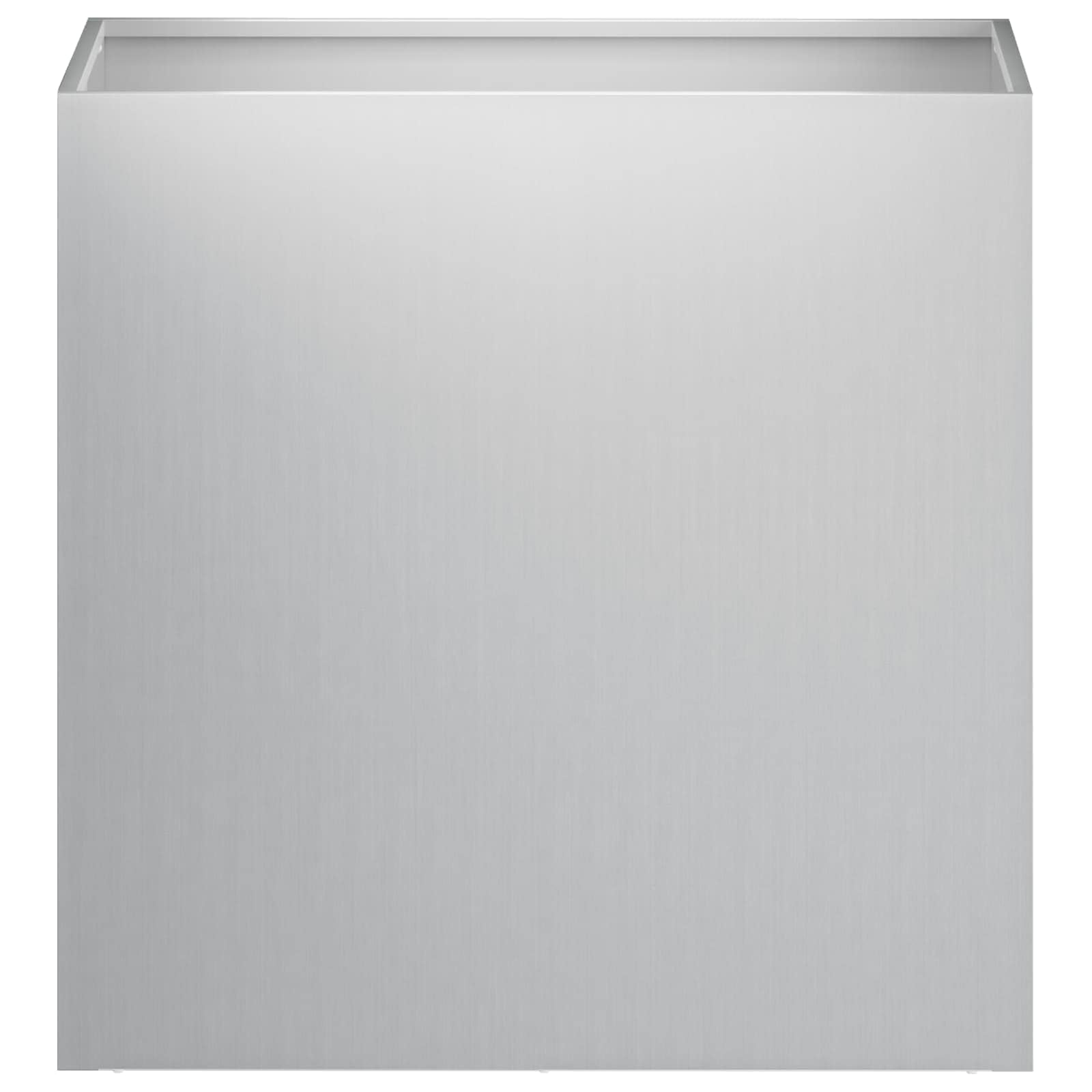 Genérico Macetero de Jardín Plateado 50 x 30 x 50 cm Acero Galvanizado,Casa y jardín,Maceteros y jardineras,5.9 kg-8005536