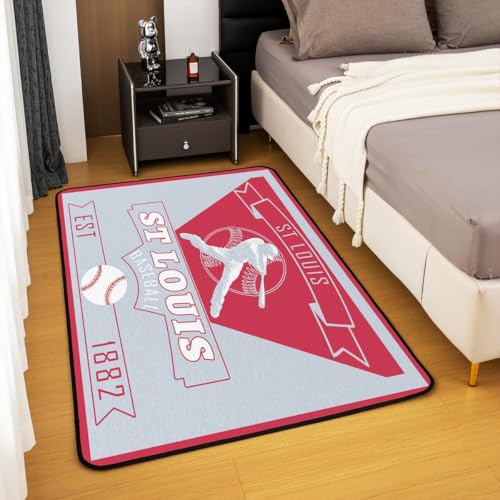 Tapete Feelyou Boys Baseball 99x150 cm Polipropileno miniatura 4