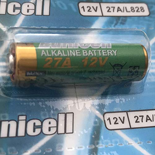 5 Eunicell 27A / L828 / A27 12V Alkaline Battery Long Shelf Life 0% Mercury (Expire Date Marked) #TOP2