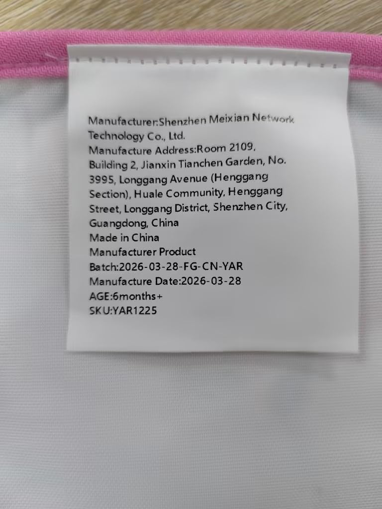 HooLing 24 Pcs Toddler Bibs Waterproof Baby Cotton Soft Girl Drool Bibs Feeding Kindergarten Welfare Home Newborn Party (Pink,Vivid)