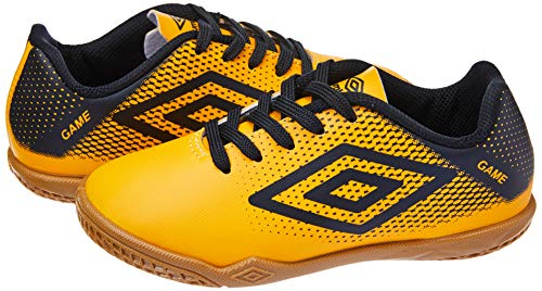 Chuteira Umbro Game Jr, Criança-Unissex, Amarelo/Preto, 26