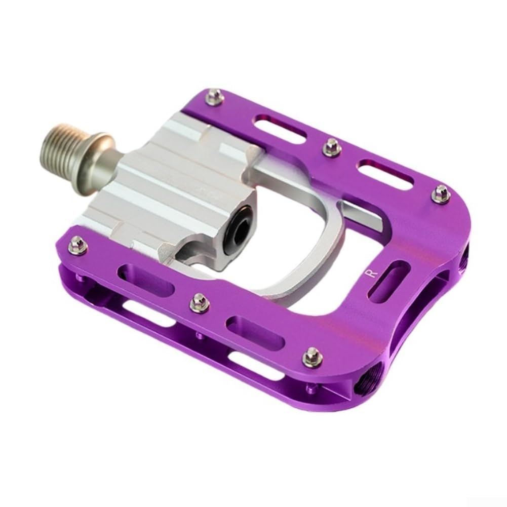 Honseadek Pedales de bicicleta plegables de 9/16 pulgadas, aleación de aluminio con rodamientos sellados, diseño de plegado rápido para bicicletas Brompton y plegables, antideslizantes para