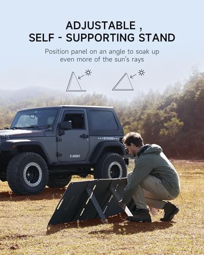 Andes 600 Pro Solar Generator 584Wh SiCPrime Portable Power Station& 100W Solar Panel for Home Backup Power, Camping & RVs 80% Charged in 60m with Low Noise< 30dB& Up to 1800W Output - Image 6