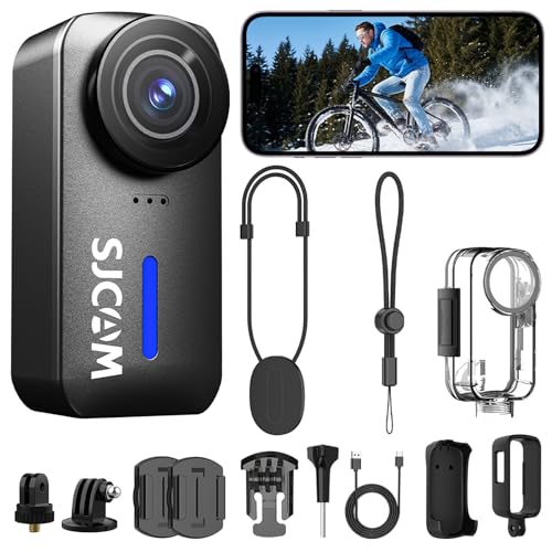 【中古】SJCAM エスジェイカム C110 Plus ブラック 4K ポケットアクションカメラ 元箱付き Amazon | SJCAM C110 PLUS 256GB POVコンボ、4KミニPOVボディカメラ