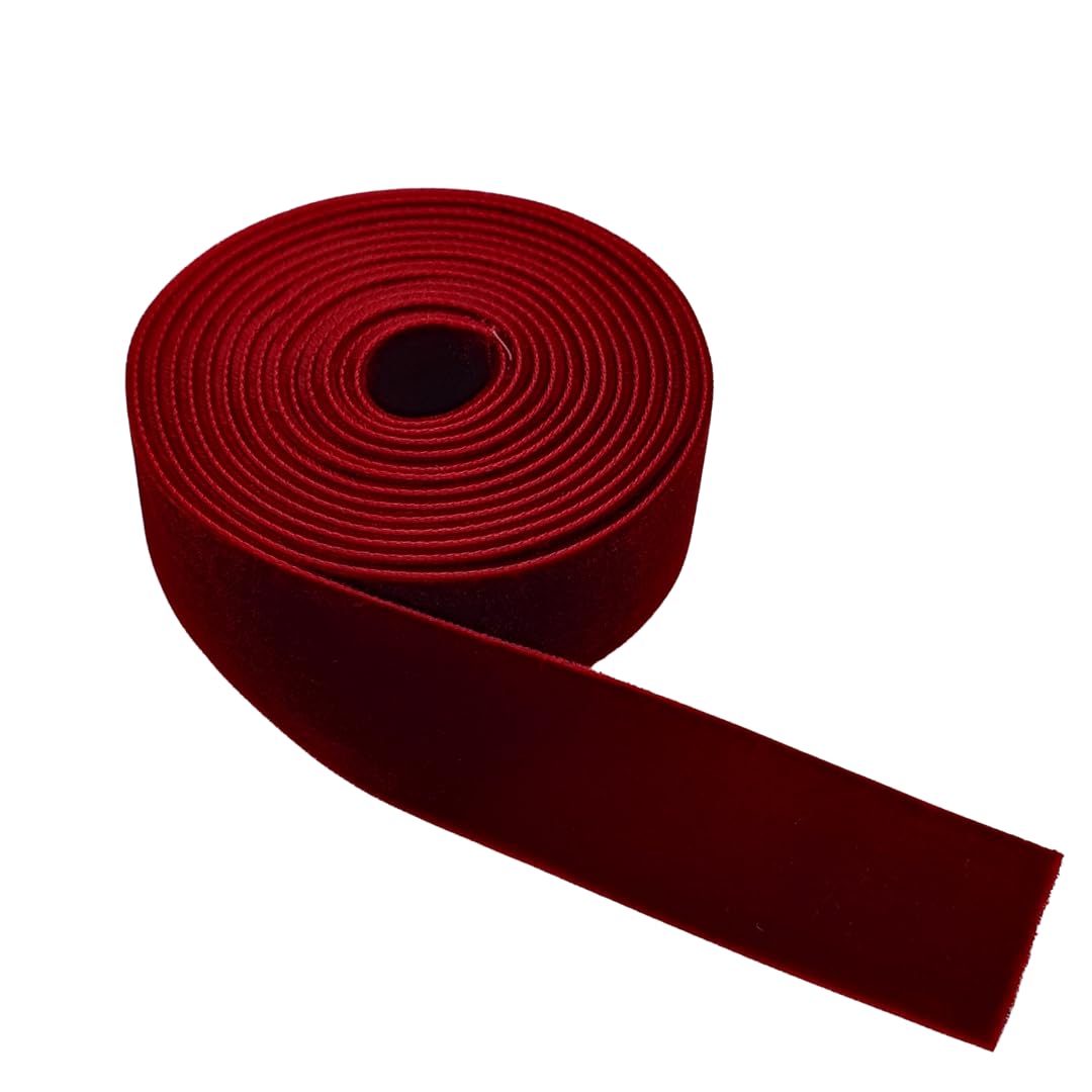Amazon.co.jp: 38mm幅 両面ベルベットリボン 両面ベロアリボン