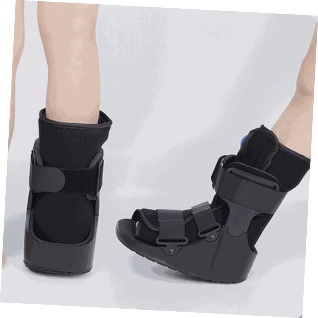 Veemoon Low-profile Ankle Walking Boot with Inflatable Cushion, Foot Sprains Stabilizer and Medical Foot Brace Support for Adult and Post-surgery Rehabilitation